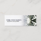 ホワイトハートサイエンスフィクションミニ名刺 スキニー名刺 (裏面)