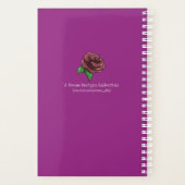 ホワイトハートスミレフローラデイリープランナー プランナー手帳 (裏面)