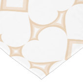 ホワイトハートタンダイヤモンド ショートテーブルランナー (コーナー)