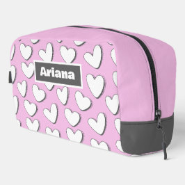 ホワイトハートトイレタリーバッグ ドップキット