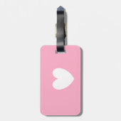 ホワイトハートラゲッジタグ付き/レザーストラップ ラゲッジタグ (裏面縦)