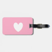 ホワイトハートラゲッジタグ付き/レザーストラップ ラゲッジタグ (裏面横)