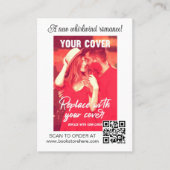 ホワイトハートロマンス作家ブックリリースマーケティング 名刺 (正面)