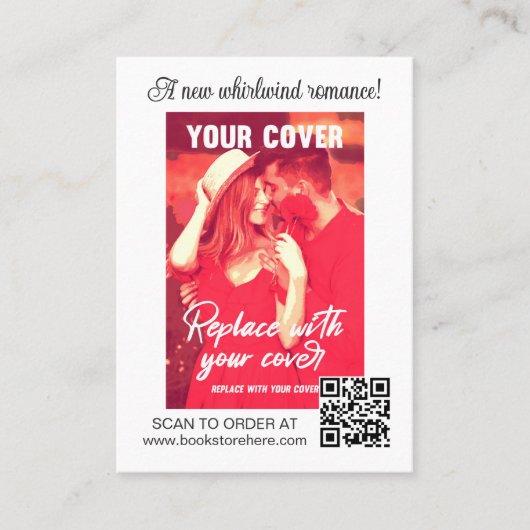 ホワイトハートロマンス作家ブックリリースマーケティング 名刺 (正面)