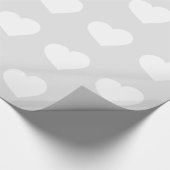 ホワイトハート  ラッピングペーパー (角)