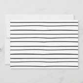 ホワイトハ素朴ンドレタリングハッピーファーザーズデイ カード (裏面)