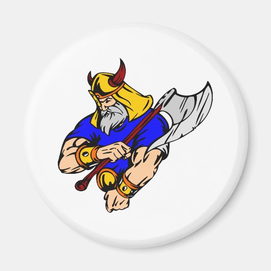 ホワイトバイキング祈ズ マグネット (正面)