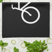 ホワイトバイクルート キッチンタオル (折り畳み)