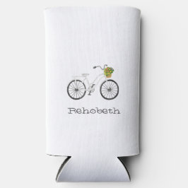 ホワイトバイク フラワーバスケット 場所 夏の楽しみ スリム缶クーラー