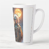 ホワイトバイソンと先住民アメリカンチーフ カフェラテマグ (右)