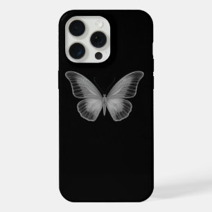 ホワイトバタフライ効果iphone 15 pro max case iPhone 15 pro maxケース