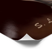 ホワイトバッキングロデオブル ポスター (コーナー)