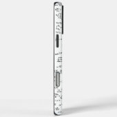 ホワイトバックグラウンドの数式 Case-Mate iPhoneケース (裏面 / 右)