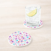 ホワイトバックグラウンド花火力砂岩コースター コースター (側面)