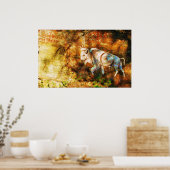 ホワイトバッファロークリフアート ポスター (キッチン)