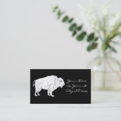 ホワイトバッファローサンダーコーブ 名刺 (スタンド正面)