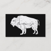 ホワイトバッファローサンダーコーブ 名刺 (裏面)