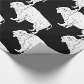 ホワイトバッファローサンダー_コーブ ラッピングペーパー (角)