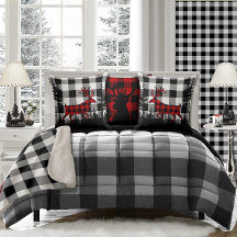 ホワイトバッファロープレイドウッドランドフォレストレッドBPスタック