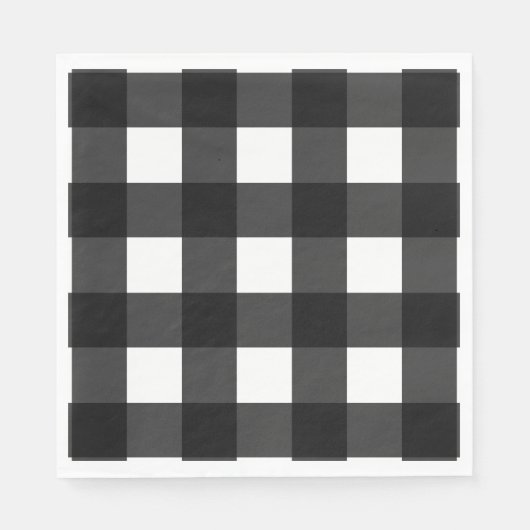 ホワイトバッファロー大型プレイド スタンダードランチョンナプキン (正面)