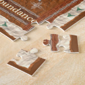 ホワイトバッファロー – 祈りの言葉&アドバイスジグソーパズル ジグソーパズル (側面)