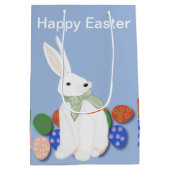 ホワイトバニーとエッグ ミディアムペーパーバッグ (裏面)