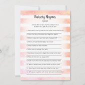 ホワイトバニーサンゴ子供部屋ライムズクイズゲーム 招待状 (正面)