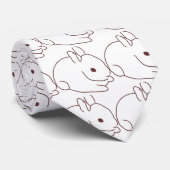 ホワイトバニータイ ネクタイ (ロール)