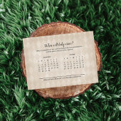 ホワイトバニータンベビー到着予測ゲーム エンクロージャーカード