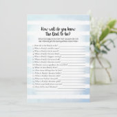 ホワイトバニーブルー誰がパパシャワーゲ最高のームを知っている 招待状 (スタンド正面)