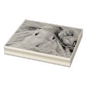 ホワイトバニーラビットイン春ボンネットウォーターカラーアート ラバースタンプ (スタンプ)