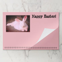 ホワイトバニーランチョンマット