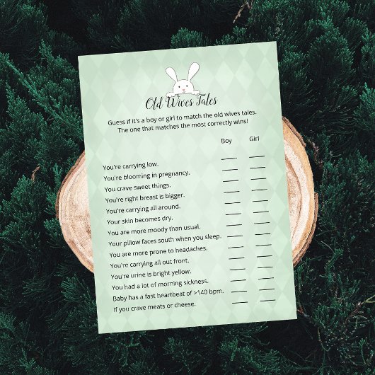 ホワイトバニー グリーンアーガイル オールドワイズテイルズ ゲーム 招待状