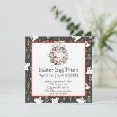 ホワイトバニー&春の花復活祭 招待状 (スタンド正面)