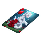 ホワイトバレンタインラブドラゴン マグネット (左側)