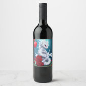 ホワイトバレンタインラブドラゴン ワインラベル (正面)