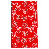 ホワイトバレンタイン迷路 スモールペーパーバッグ (裏面)