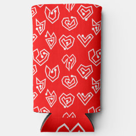 ホワイトバレンタイン迷路 スリム缶クーラー