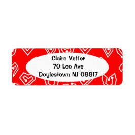 ホワイトバレンタイン迷路 ラベル