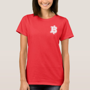ホワイトバーツ฿タイ通貨฿ Tシャツ