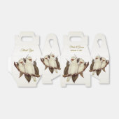 ホワイトバード結婚式の引き出物ボックス フェイバーボックス (折り畳みなし)