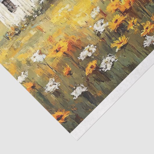 ホワイトバーンアンティークイエロートラックデクページ 薄葉紙 (詳細)