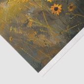 ホワイトバーンイエローフラワーフィールドラスティックデコパージュ 薄葉紙 (詳細)