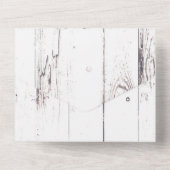 ホワイトバーンウッドファームハウスバ結婚ンズ オールインワン招待状 (裏面)