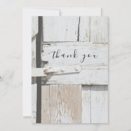 ホワイトバーンウッドフ素朴ラットサンキューカード サンキューカード