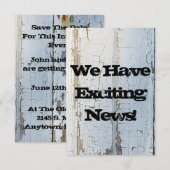 ホワイトバーンウッド素朴日付を保存 (正面/裏面)