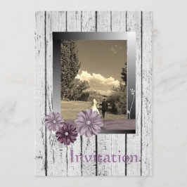 ホワイトバーンダイジー カントリーウェディング 招待状