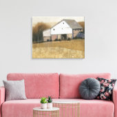 ホワイトバーンビュー キャンバスプリント (インサイチュ (リビング))