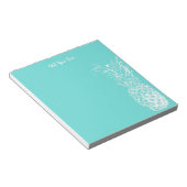 ホワイトパイナップルホワイトボード ノートパッド (アングル)