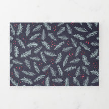 ホワイトパインブッシュフェザーズホリーベリークリスマス